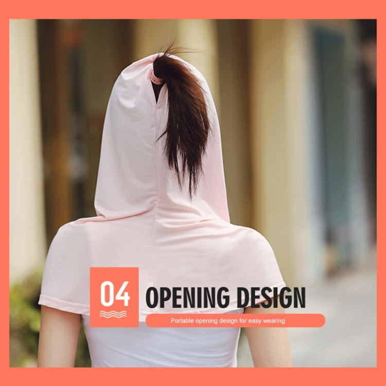 Summer Outdoor Ice Silk Headscarf Shawl Face Mask Multi-functional Sun Protection Equipment