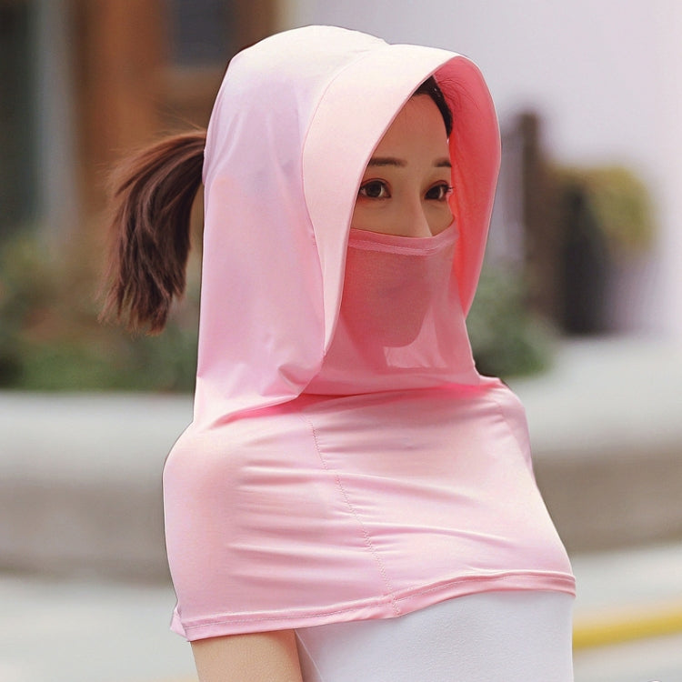 Summer Outdoor Ice Silk Headscarf Shawl Face Mask Multi-functional Sun Protection Equipment