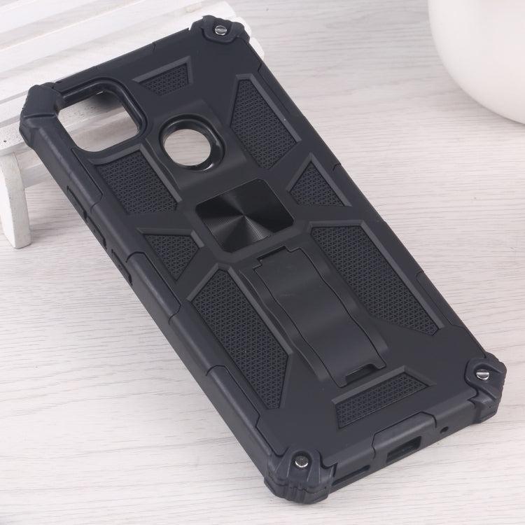 For Xiaomi Redmi 9C / 10A Armor Kickstand TPU + PC Magnetic Phone Case