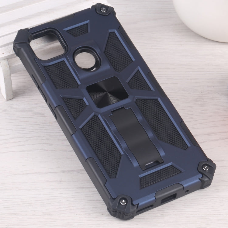 For Xiaomi Redmi 9C / 10A Armor Kickstand TPU + PC Magnetic Phone Case