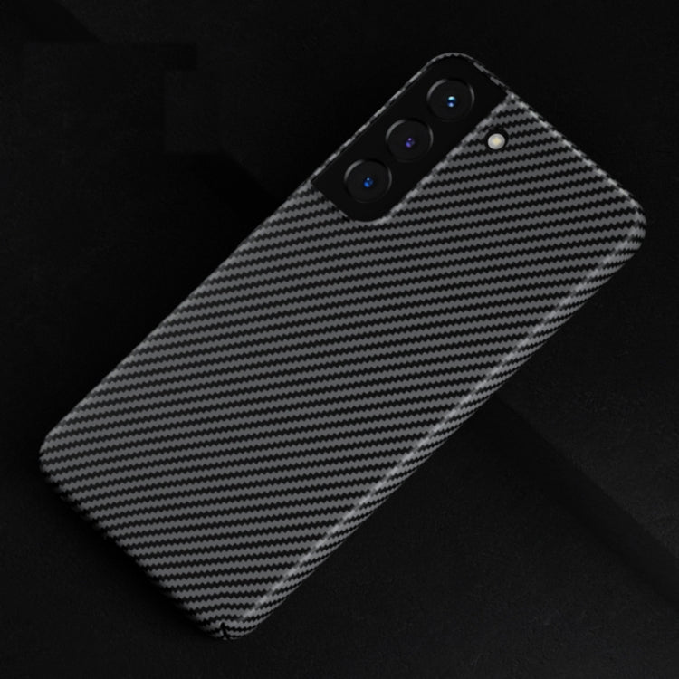 For Samsung Galaxy S22 5G Carbon Fiber Shockproof Phone Case