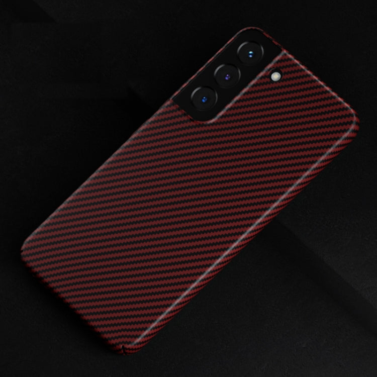 For Samsung Galaxy S22+ 5G Carbon Fiber Shockproof Phone Case