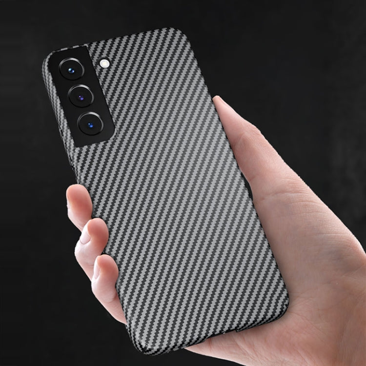 For Samsung Galaxy S22+ 5G Carbon Fiber Shockproof Phone Case