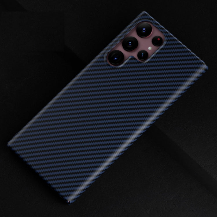 For Samsung Galaxy S22 Ultra 5G Carbon Fiber Shockproof Phone Case