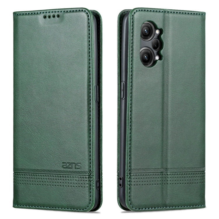 For OPPO K10 Pro AZNS Magnetic Calf Texture Flip Leather Phone Case