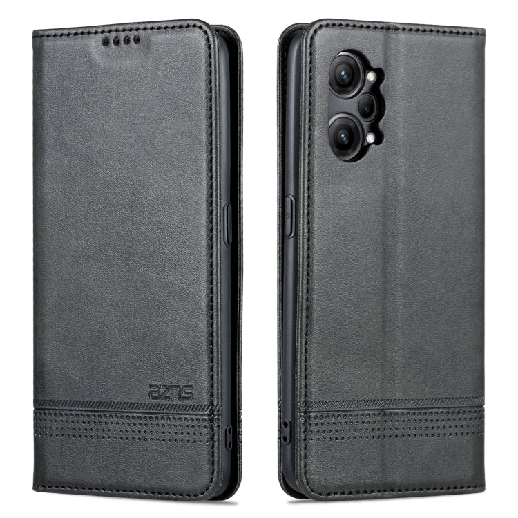 For OPPO K10 Pro AZNS Magnetic Calf Texture Flip Leather Phone Case