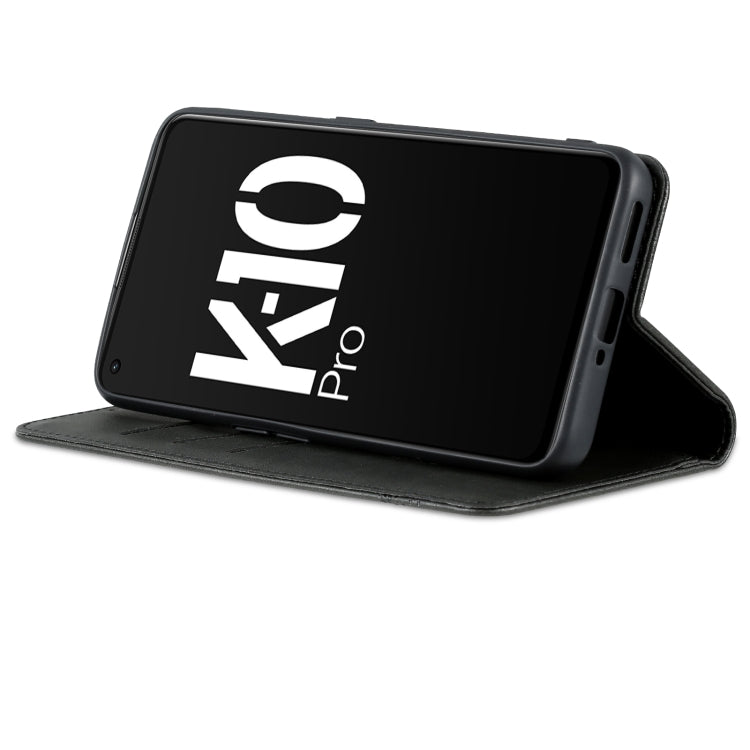 For OPPO K10 Pro AZNS Magnetic Calf Texture Flip Leather Phone Case