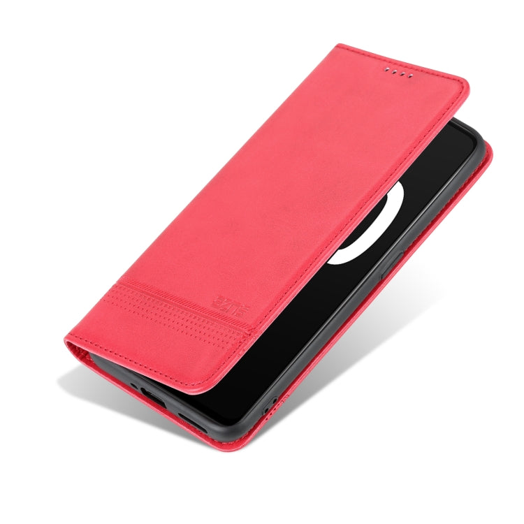 For OPPO K10 Pro AZNS Magnetic Calf Texture Flip Leather Phone Case