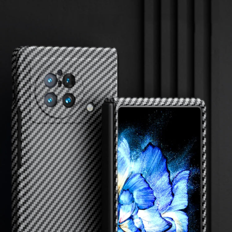 For vivo X Fold Carbon Fiber Shockproof Phone Case