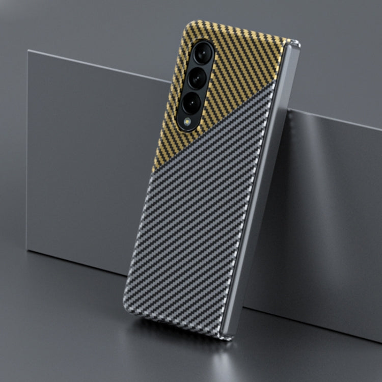For Samsung Galaxy Z Fold3 5G Carbon Fiber Shockproof Phone Case