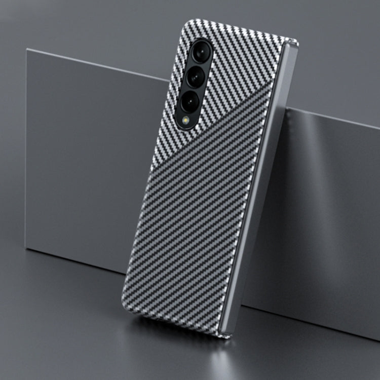 For Samsung Galaxy Z Fold3 5G Carbon Fiber Shockproof Phone Case
