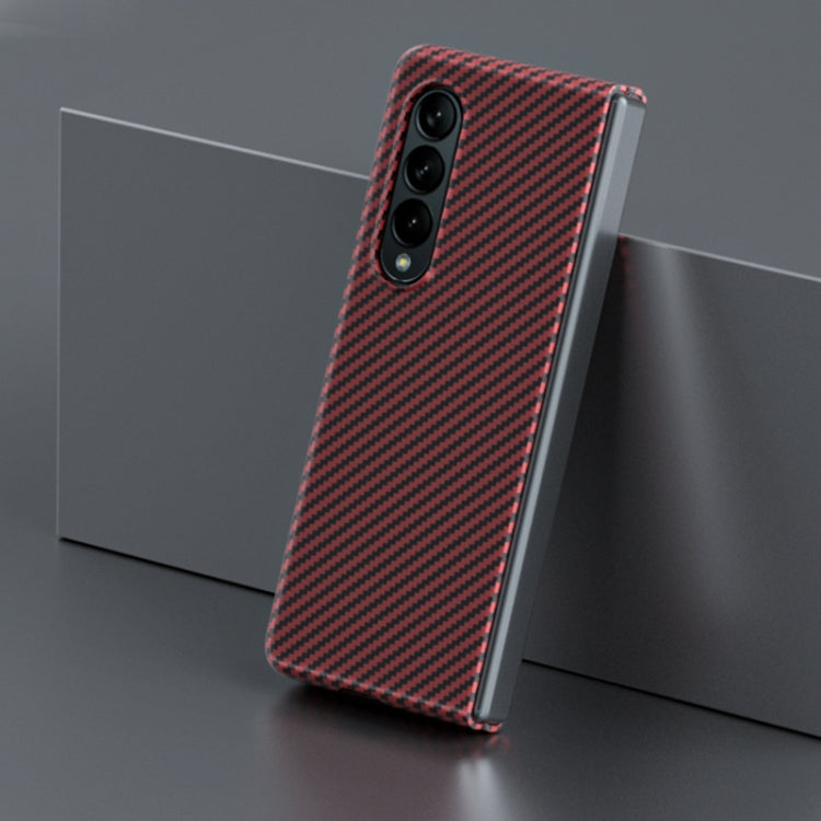 For Samsung Galaxy Z Fold3 5G Carbon Fiber Shockproof Phone Case