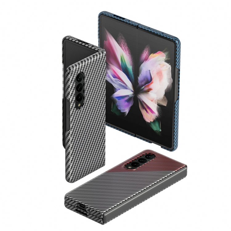 For Samsung Galaxy Z Fold3 5G Carbon Fiber Shockproof Phone Case