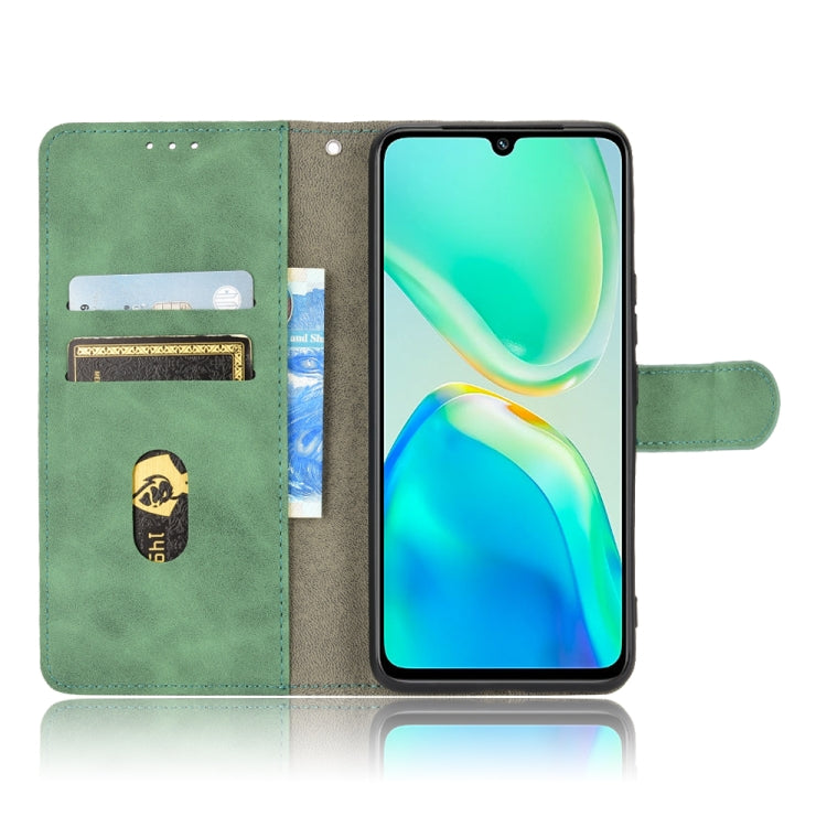 For vivo S15E Skin Feel Magnetic Flip Leather Phone Case