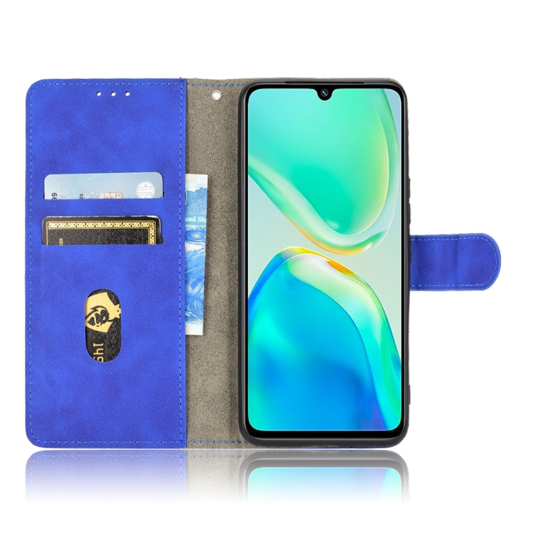 For vivo S15E Skin Feel Magnetic Flip Leather Phone Case