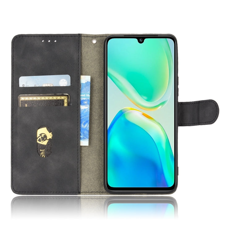 For vivo S15E Skin Feel Magnetic Flip Leather Phone Case
