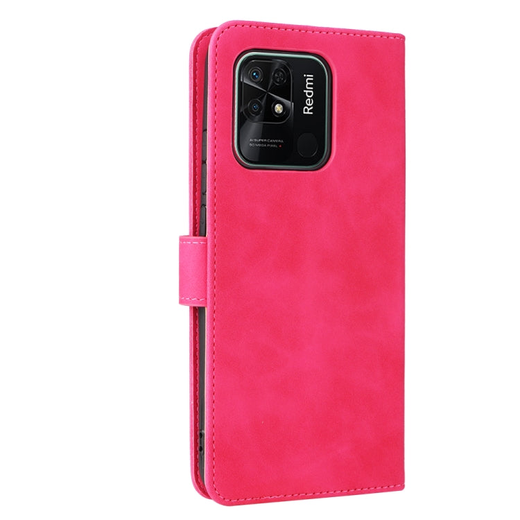 For Xiaomi Redmi 10C Skin Feel Magnetic Flip Leather Phone Case