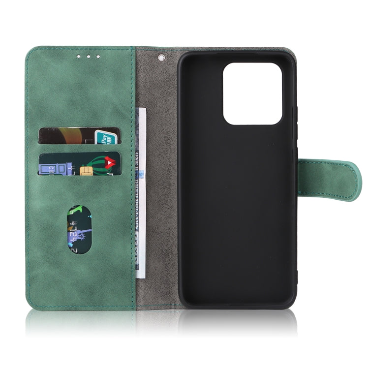 For Xiaomi Redmi 10C Skin Feel Magnetic Flip Leather Phone Case