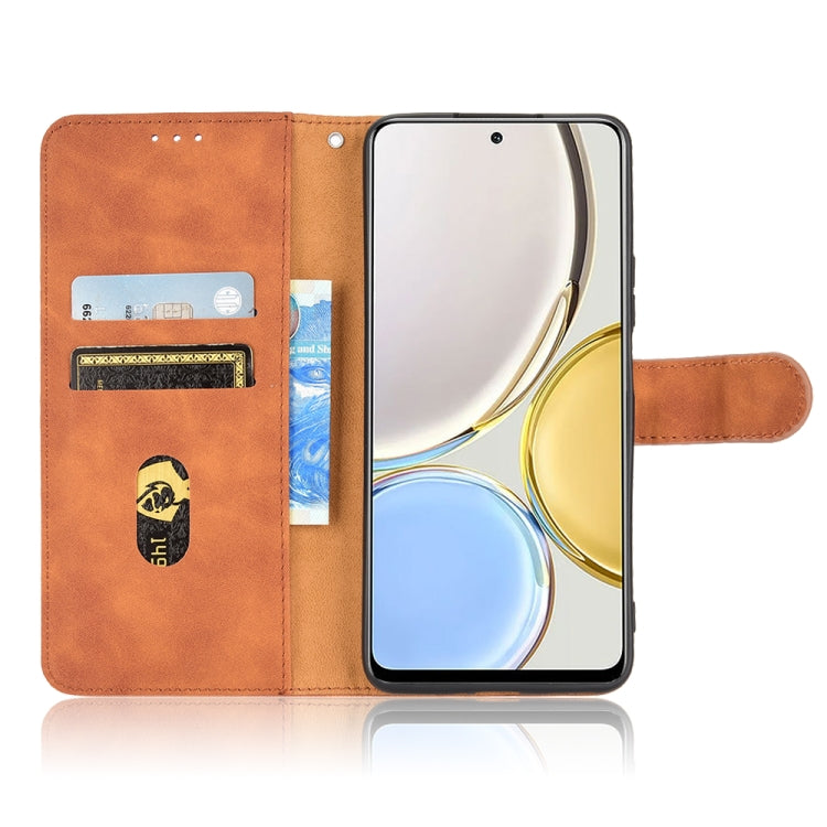 For Honor X9 5G/X30/Magic4 Lite Skin Feel Magnetic Flip Leather Phone Case
