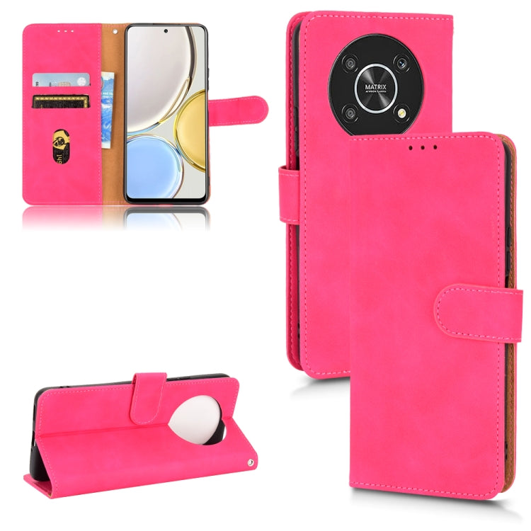 For Honor X9 5G/X30/Magic4 Lite Skin Feel Magnetic Flip Leather Phone Case