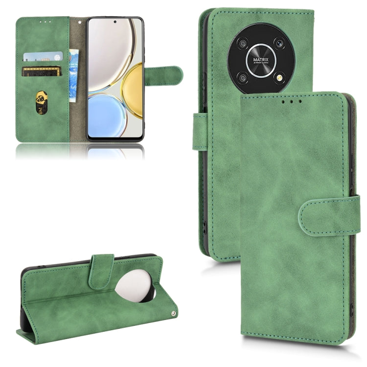 For Honor X9 5G/X30/Magic4 Lite Skin Feel Magnetic Flip Leather Phone Case