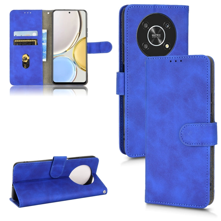 For Honor X9 5G/X30/Magic4 Lite Skin Feel Magnetic Flip Leather Phone Case