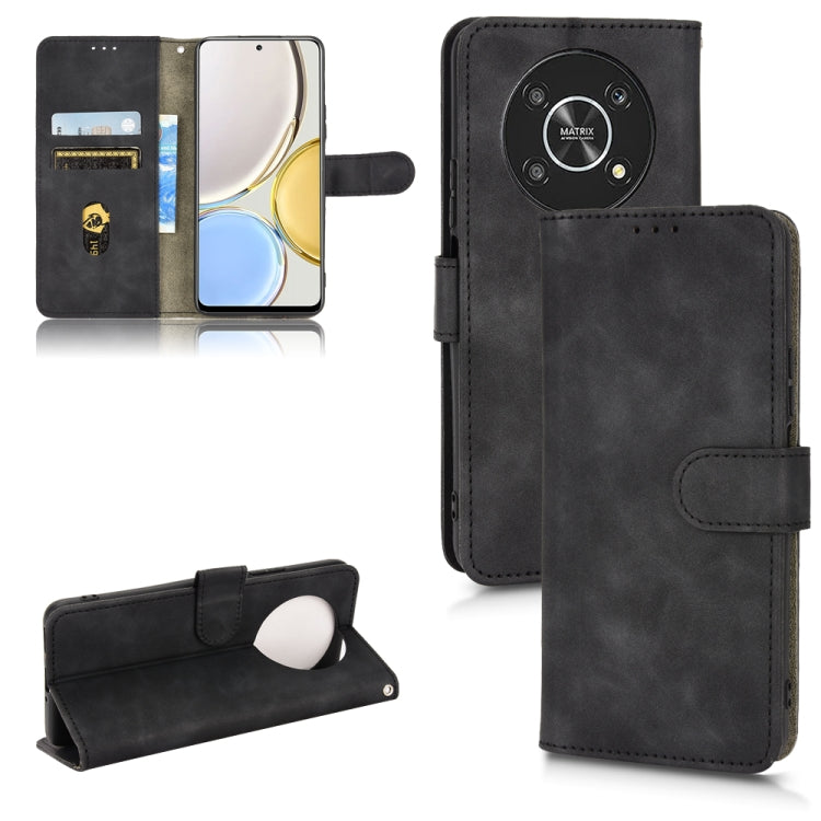 For Honor X9 5G/X30/Magic4 Lite Skin Feel Magnetic Flip Leather Phone Case