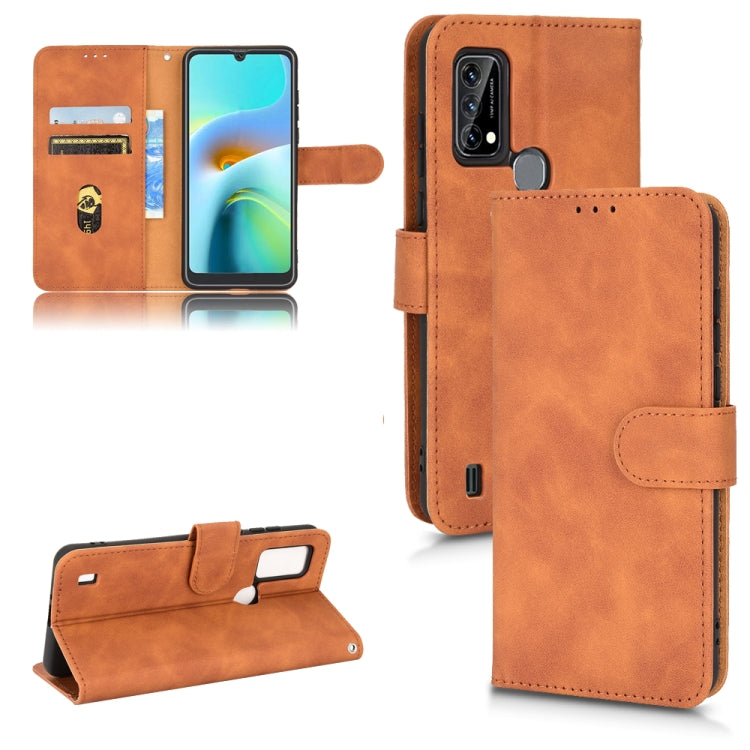For Blackview A50 Skin Feel Magnetic Flip Leather Phone Case
