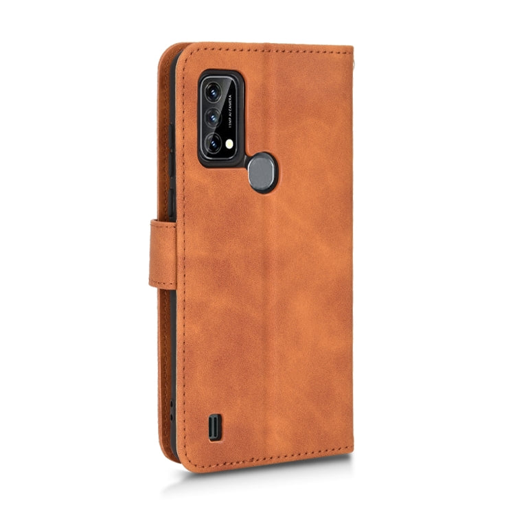 For Blackview A50 Skin Feel Magnetic Flip Leather Phone Case