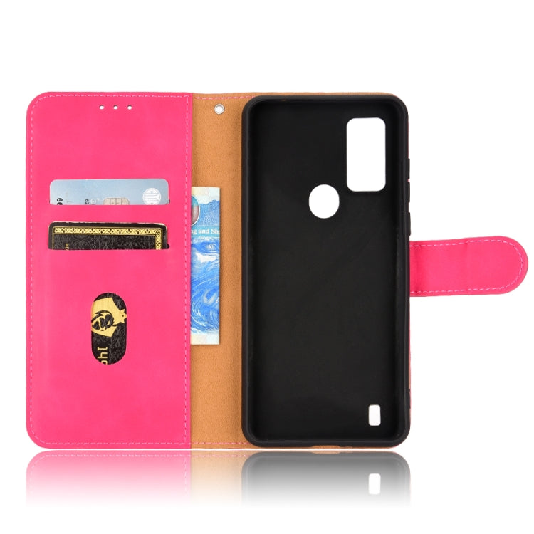 For Blackview A50 Skin Feel Magnetic Flip Leather Phone Case