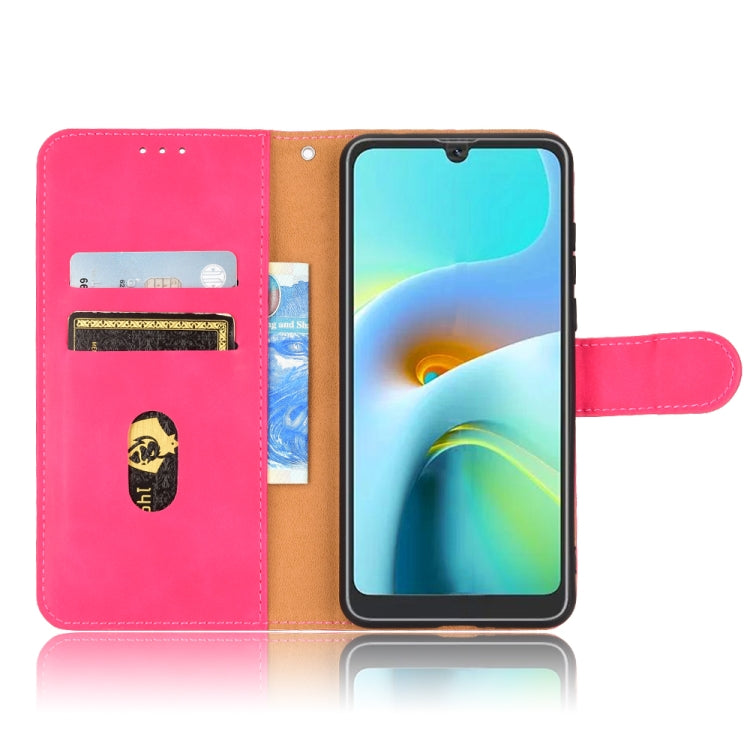 For Blackview A50 Skin Feel Magnetic Flip Leather Phone Case