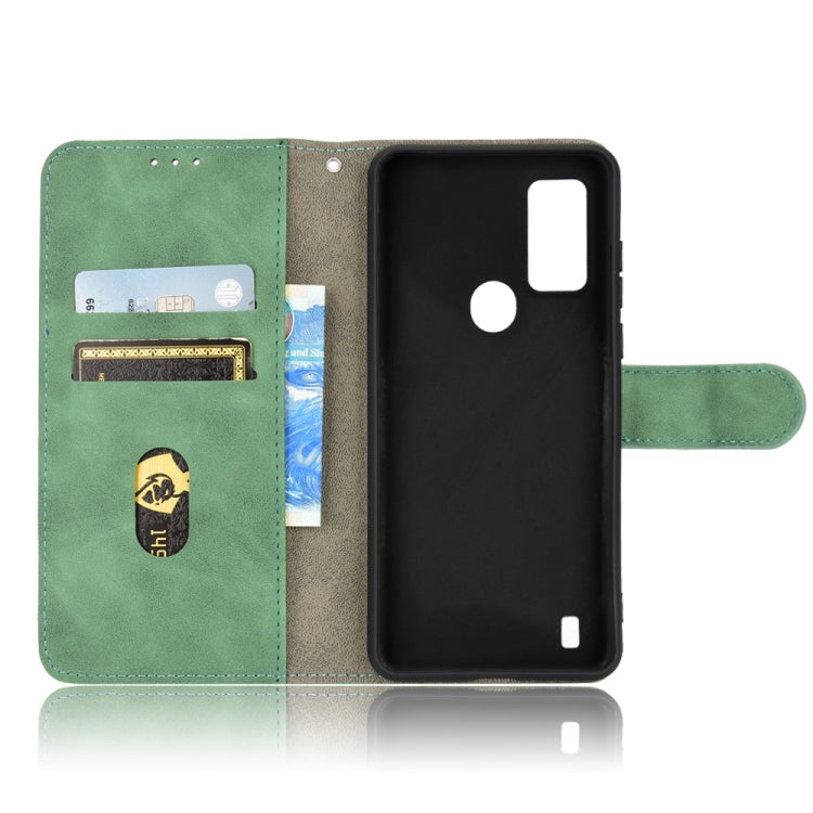 For Blackview A50 Skin Feel Magnetic Flip Leather Phone Case