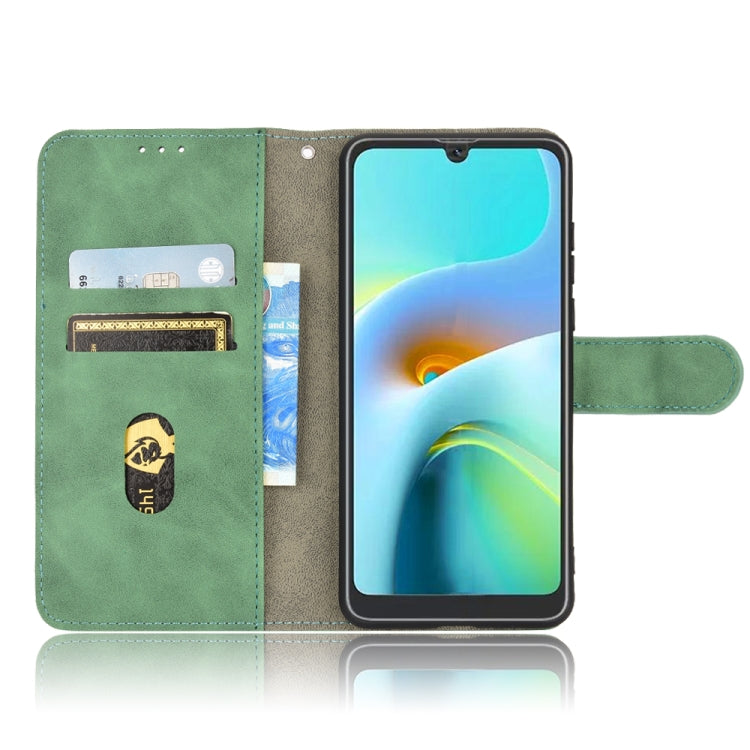 For Blackview A50 Skin Feel Magnetic Flip Leather Phone Case