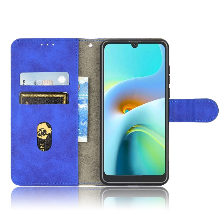 For Blackview A50 Skin Feel Magnetic Flip Leather Phone Case