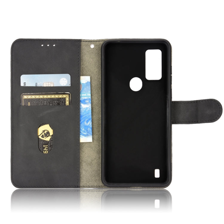 For Blackview A50 Skin Feel Magnetic Flip Leather Phone Case
