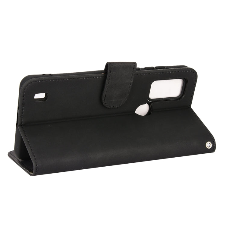 For Blackview A50 Skin Feel Magnetic Flip Leather Phone Case