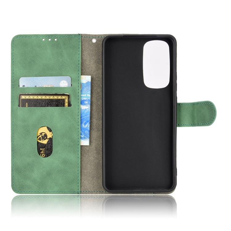 For Motorola Edge 30 Skin Feel Magnetic Flip Leather Phone Case