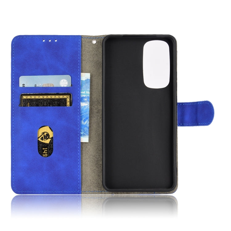 For Motorola Edge 30 Skin Feel Magnetic Flip Leather Phone Case