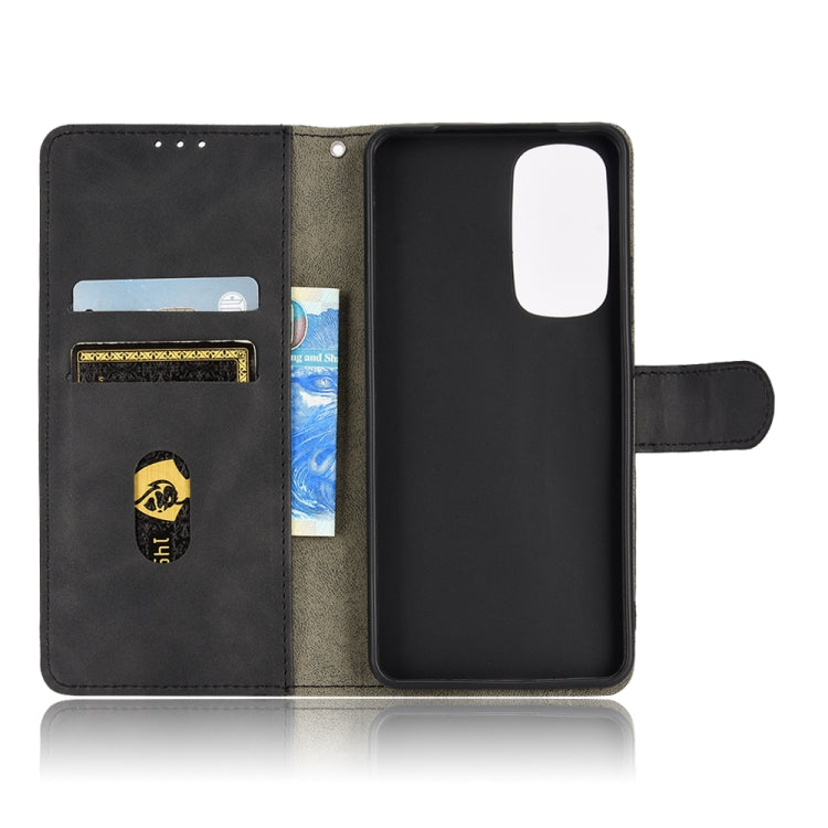 For Motorola Edge 30 Skin Feel Magnetic Flip Leather Phone Case
