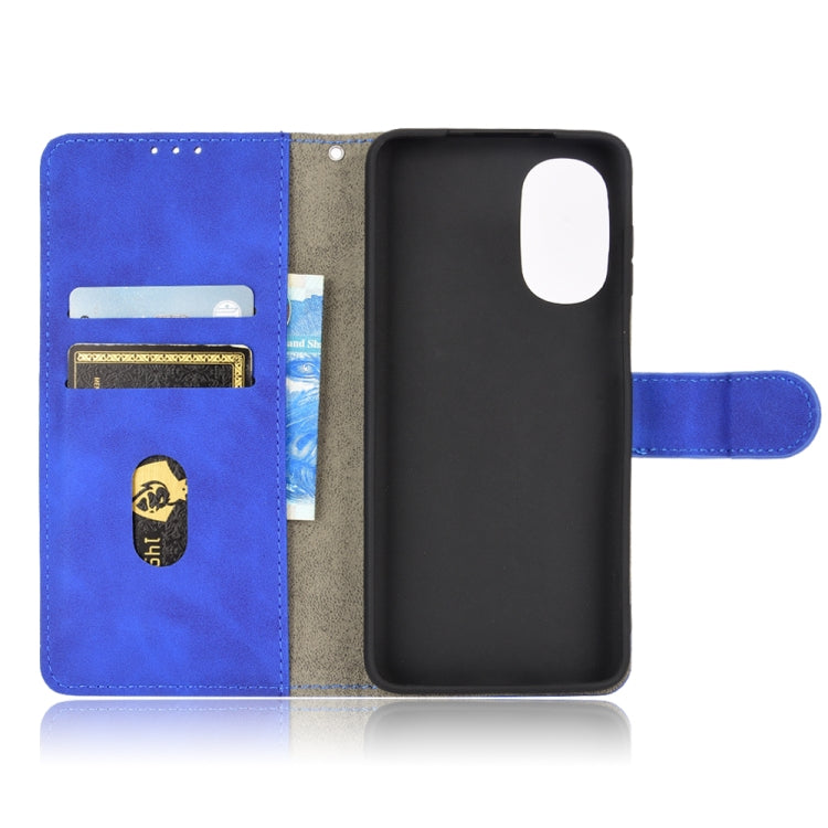 For Motorola Moto G52 Skin Feel Magnetic Flip Leather Phone Case