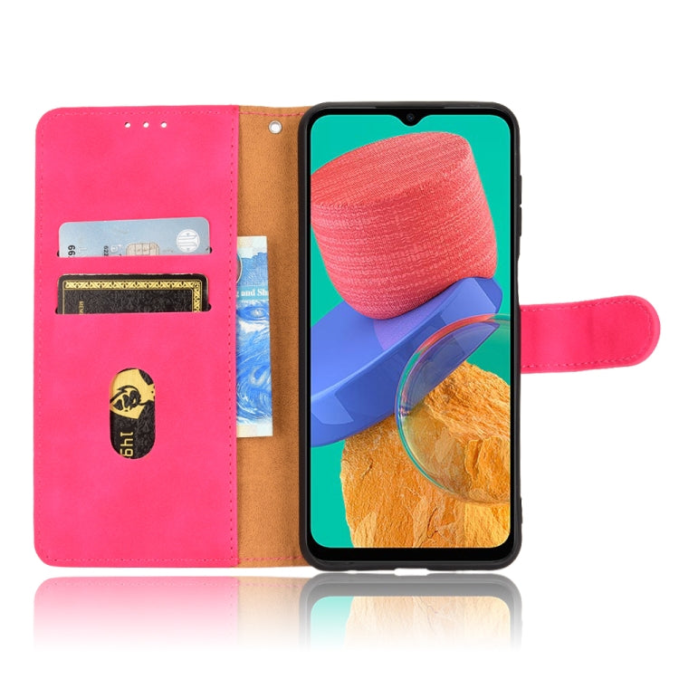 For Samsung Galaxy M33 5G Skin Feel Magnetic Flip Leather Phone Case