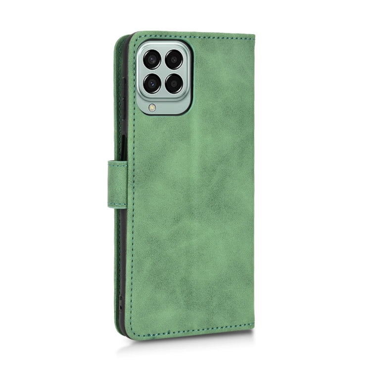 For Samsung Galaxy M33 5G Skin Feel Magnetic Flip Leather Phone Case