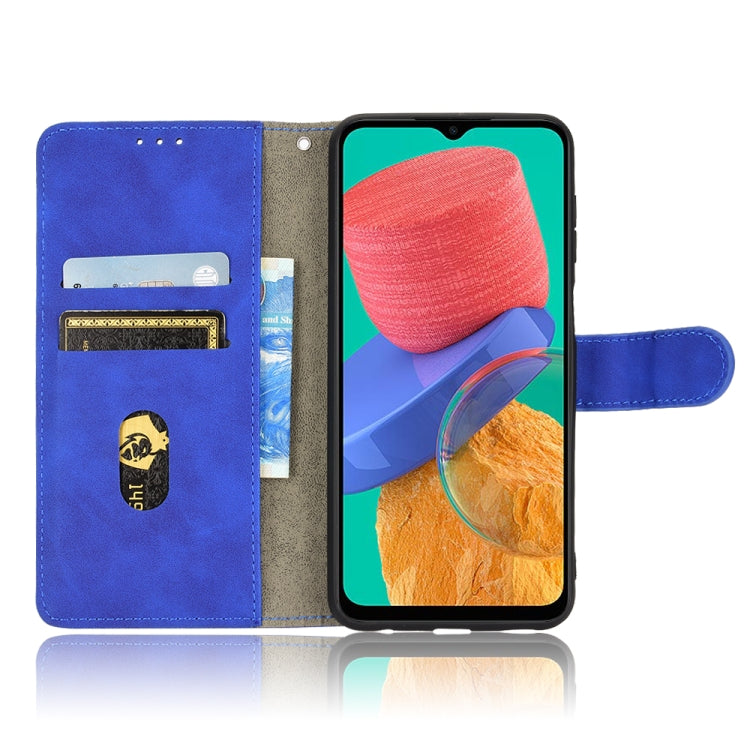 For Samsung Galaxy M33 5G Skin Feel Magnetic Flip Leather Phone Case