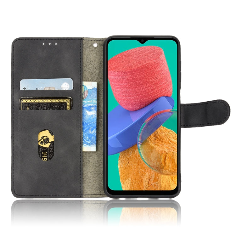 For Samsung Galaxy M33 5G Skin Feel Magnetic Flip Leather Phone Case