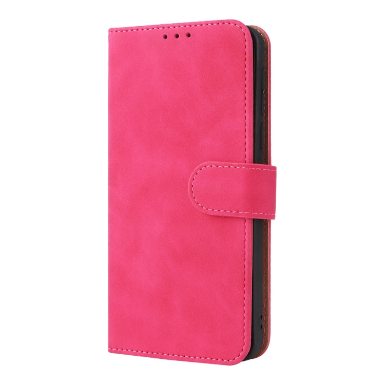 For Sharp Simple Sumaho 6 Skin Feel Magnetic Flip Leather Phone Case