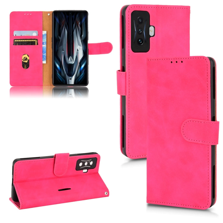 For Xiaomi Poco F4 GT/Redmi K50 Gaming Skin Feel Magnetic Flip Leather Phone Case
