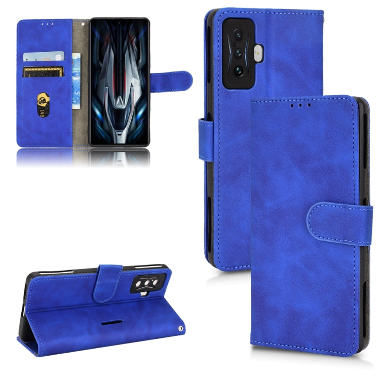 For Xiaomi Poco F4 GT/Redmi K50 Gaming Skin Feel Magnetic Flip Leather Phone Case