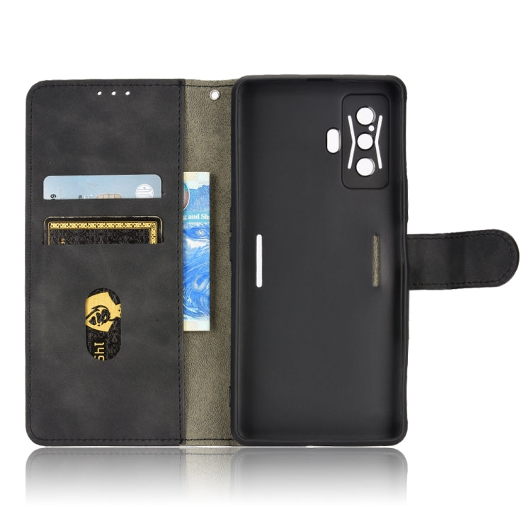 For Xiaomi Poco F4 GT/Redmi K50 Gaming Skin Feel Magnetic Flip Leather Phone Case