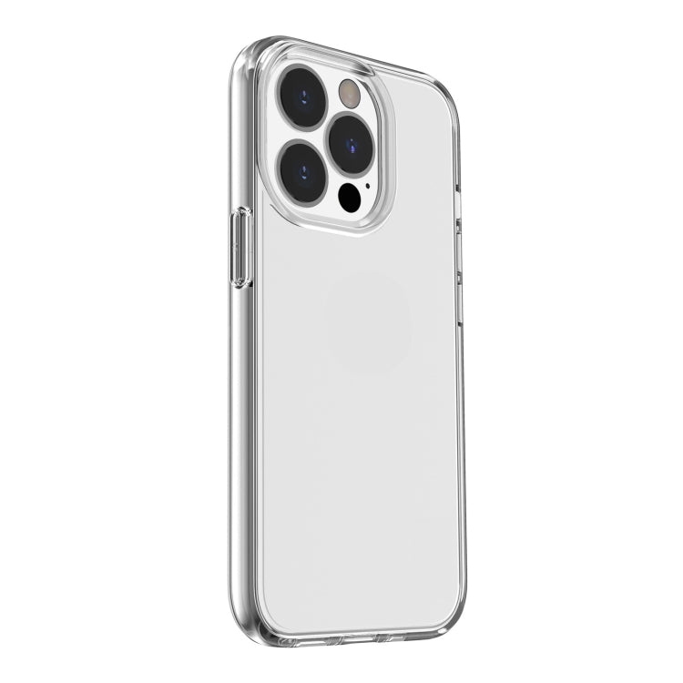 For iPhone 14 Pro Shockproof Terminator Style Transparent Protective Case