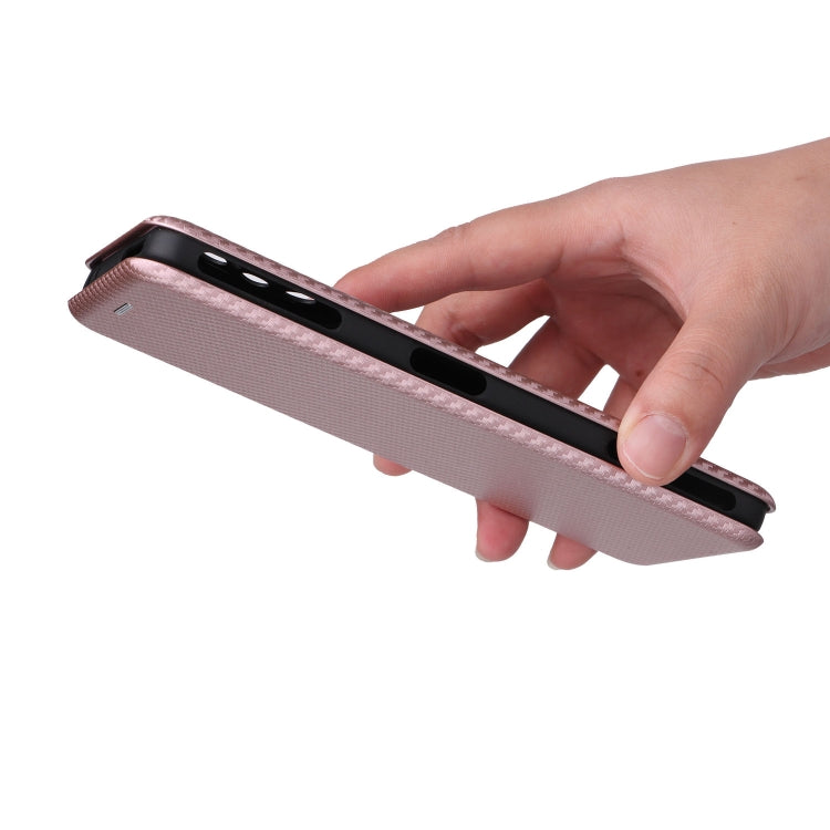 For Xiaomi Poco F4 GT/Redmi K50 Gaming Carbon Fiber Texture Horizontal Flip Leather Phone Case